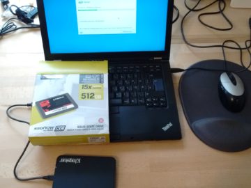 SSD aufrüsten Kingston SSDnow KC400