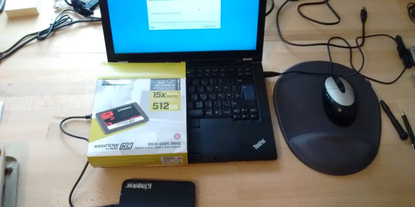 SSD aufrüsten Kingston SSDnow KC400